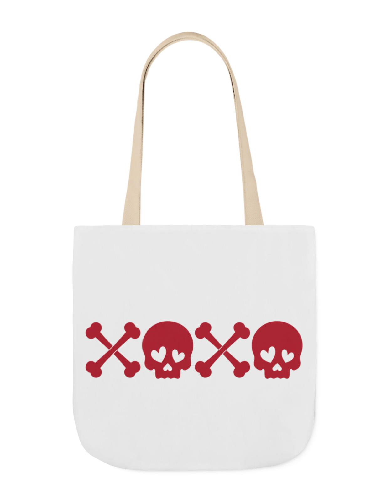 Skull Polyester Canvas Tote Bag Bag