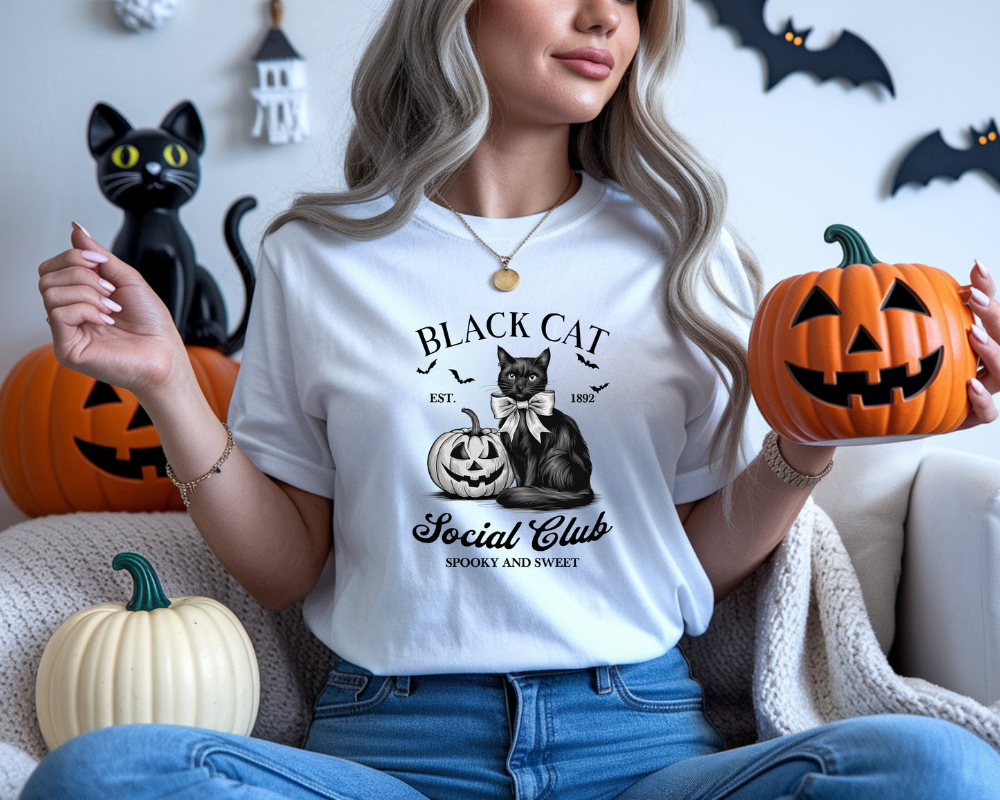 Black Cat Social Club Women's T-Shirt