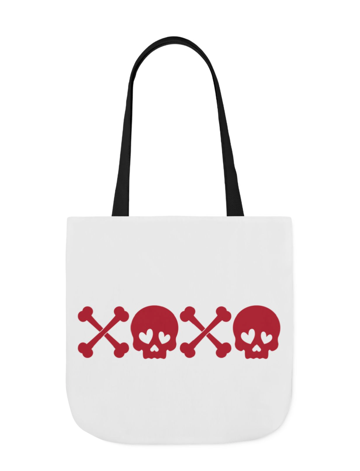 Skull Polyester Canvas Tote Bag Bag