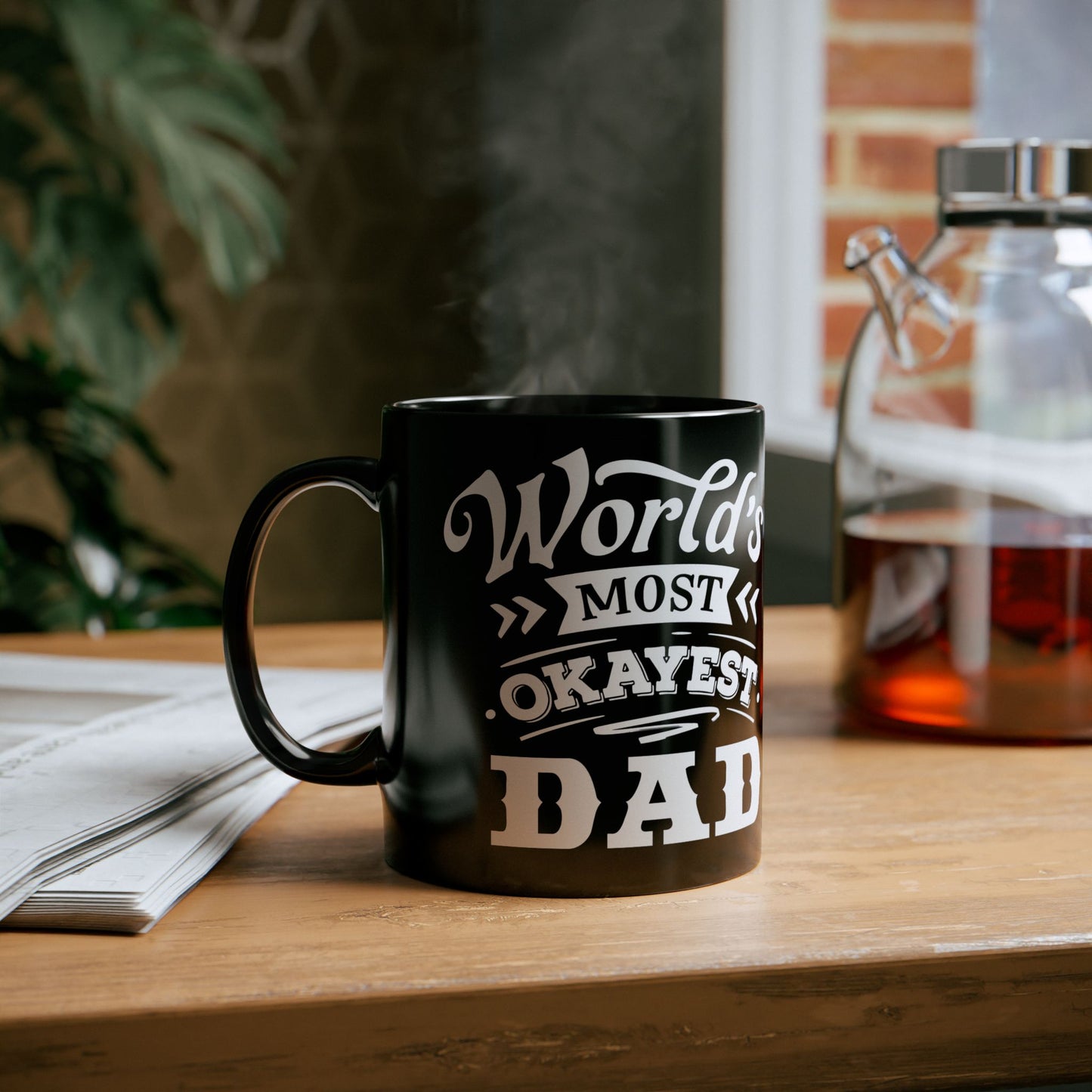 World's Most Okayest Dad Ceramic Mug 11 oz, 15 oz mug