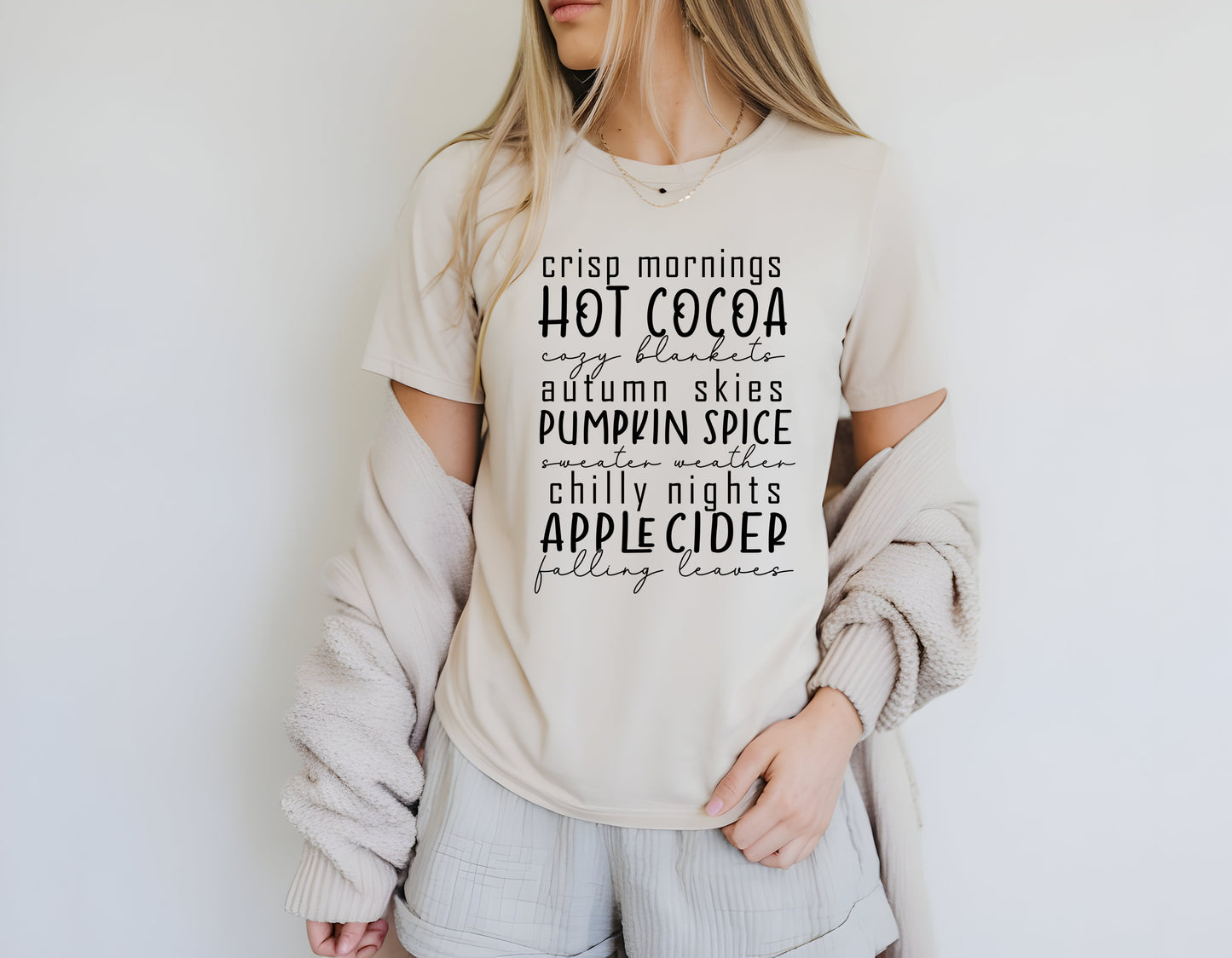 Cozy Fall Autumn Vibes Women's T-Shirt
