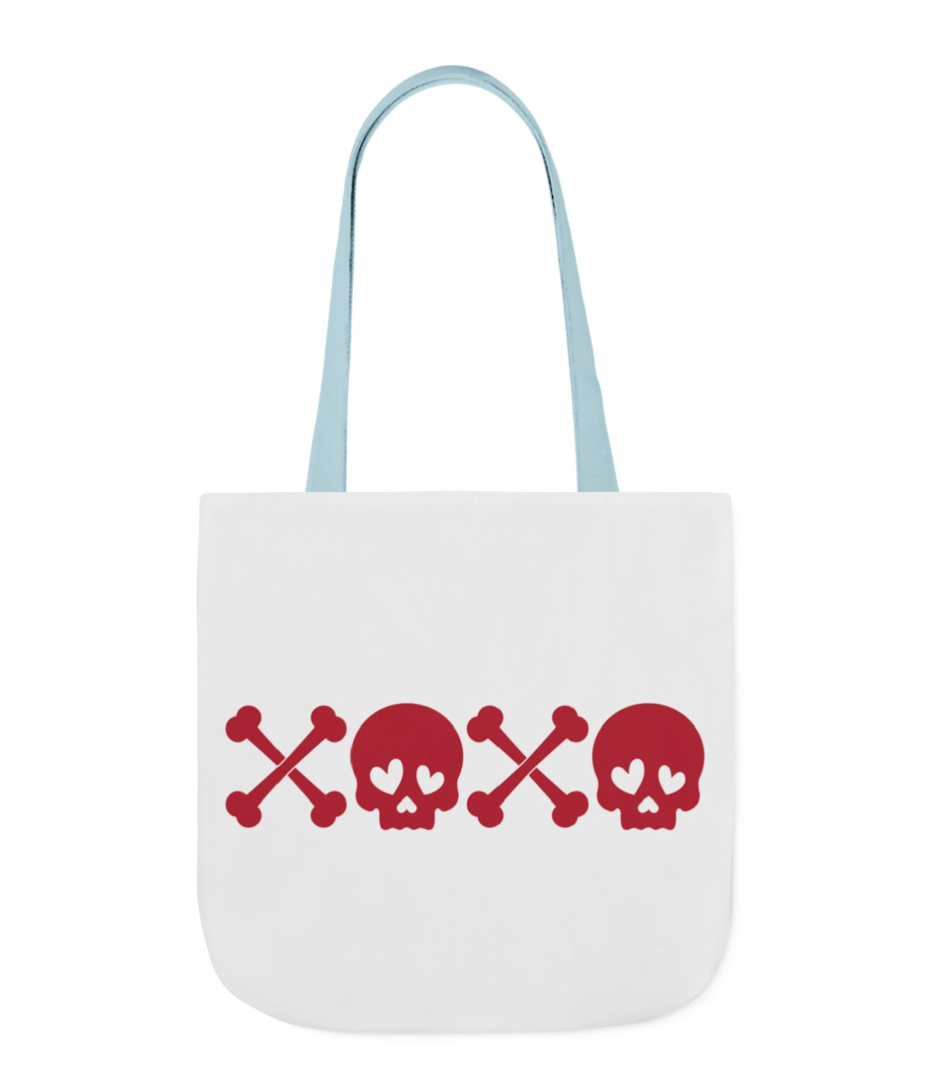Skull Polyester Canvas Tote Bag Bag