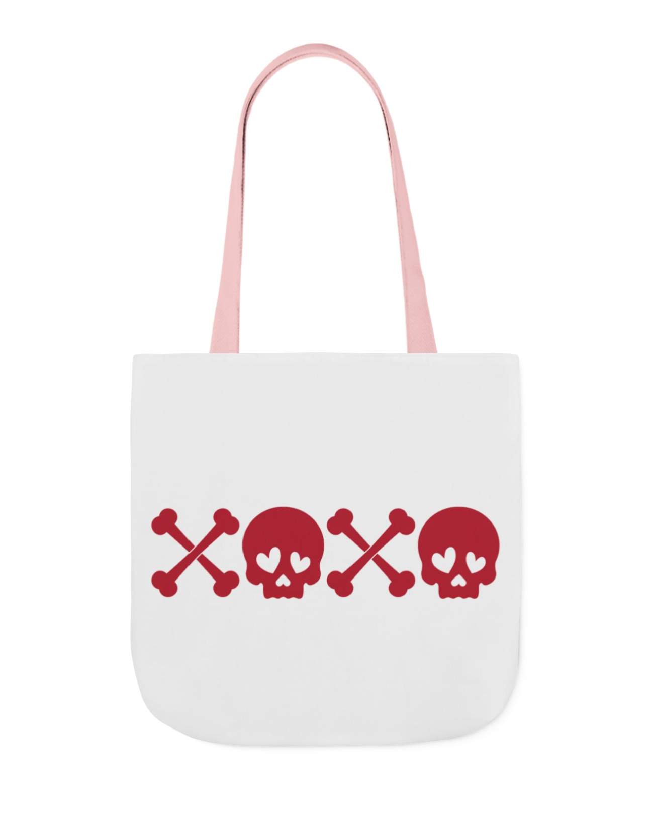 Skull Polyester Canvas Tote Bag Bag