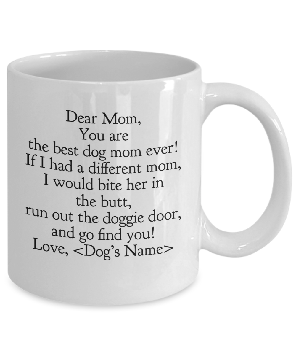 Custom Dog Mom Mug