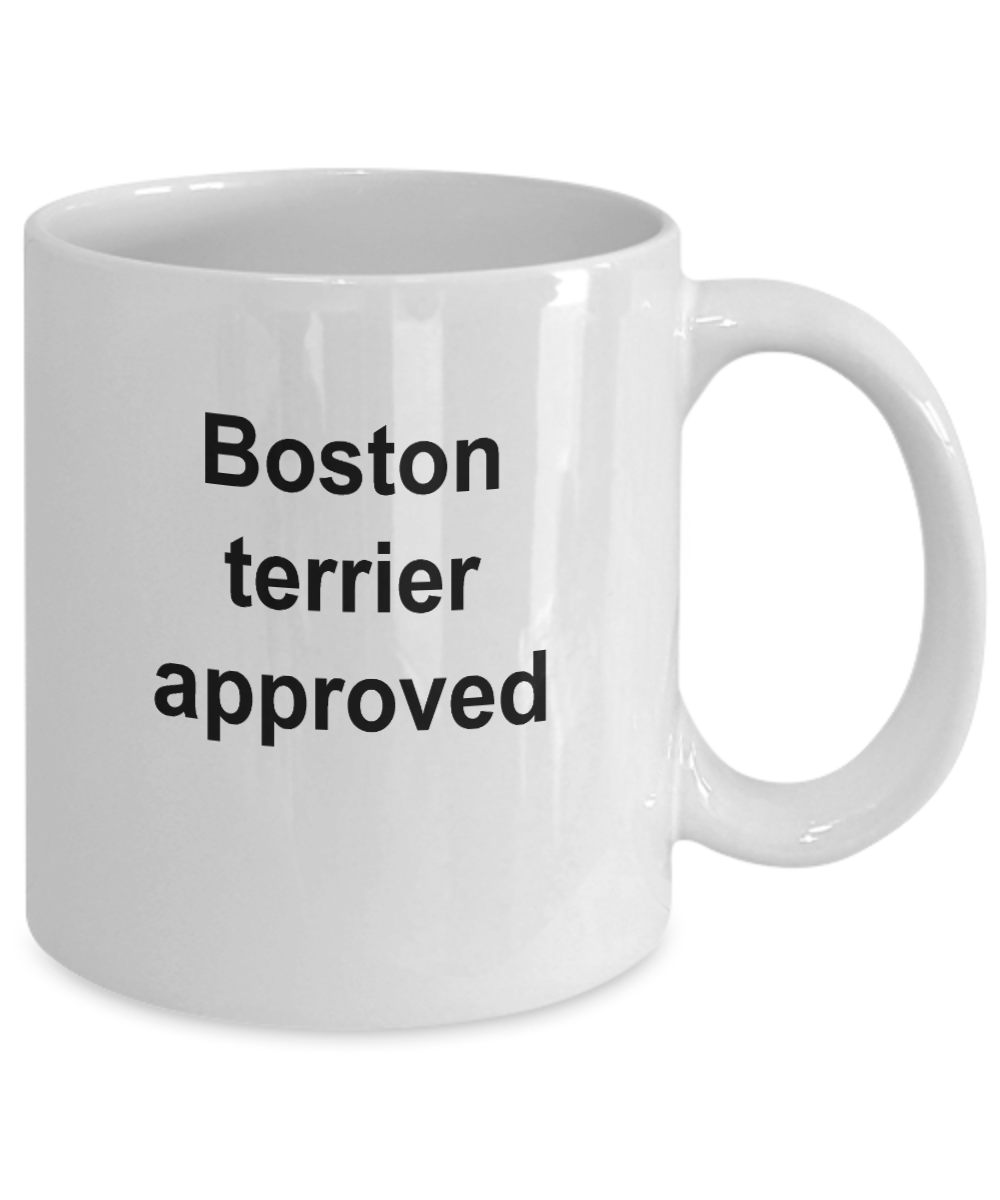 Boston Terrier Approved Mug