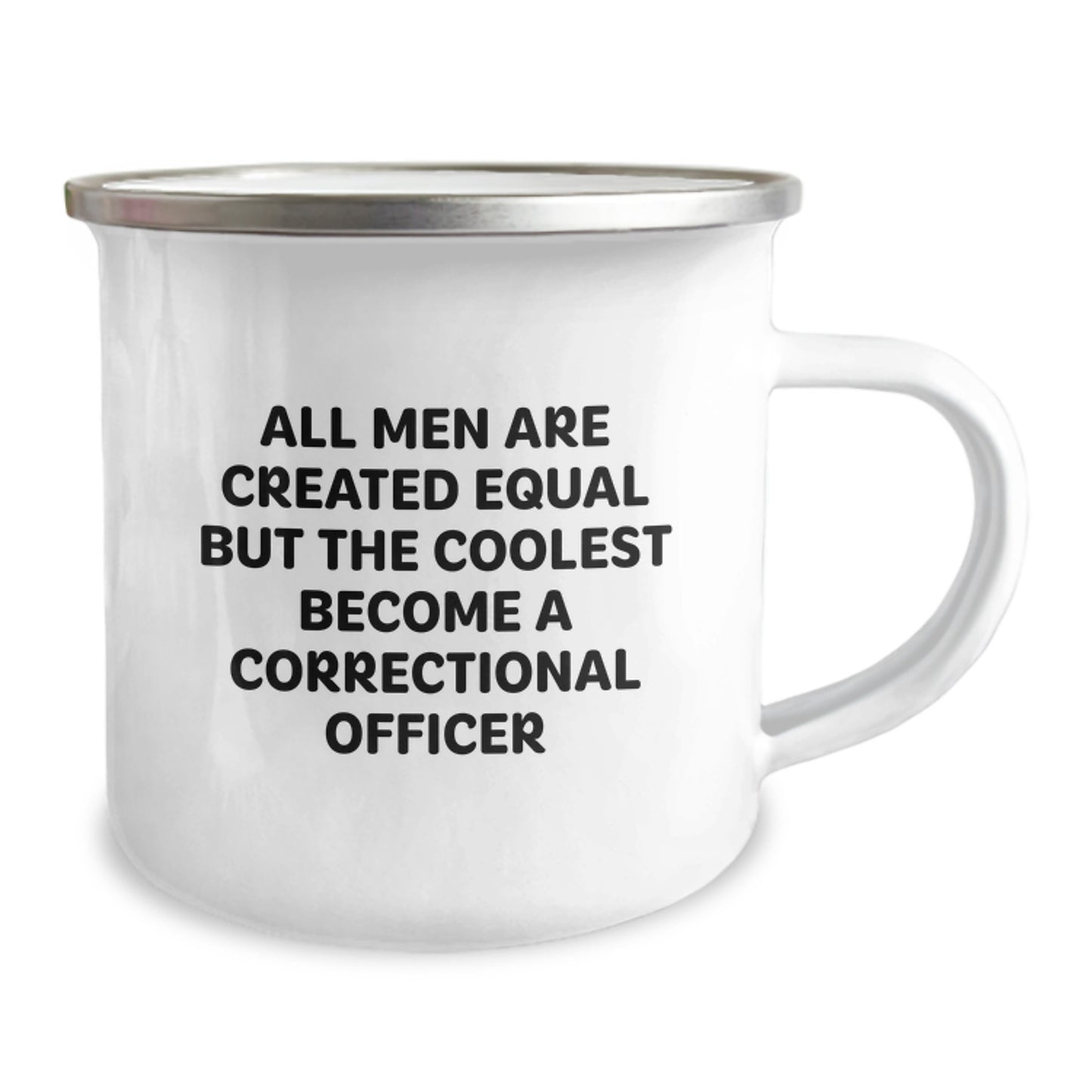 Correctional Officer Camping Mug, Gifts from Friends and Family, Funny Graduation Unique Gifts for Correctional Officer, Men's Funny Camping Mug - Image 2
