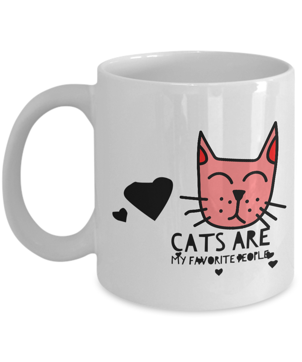 Cats Are My Favorite People Mug