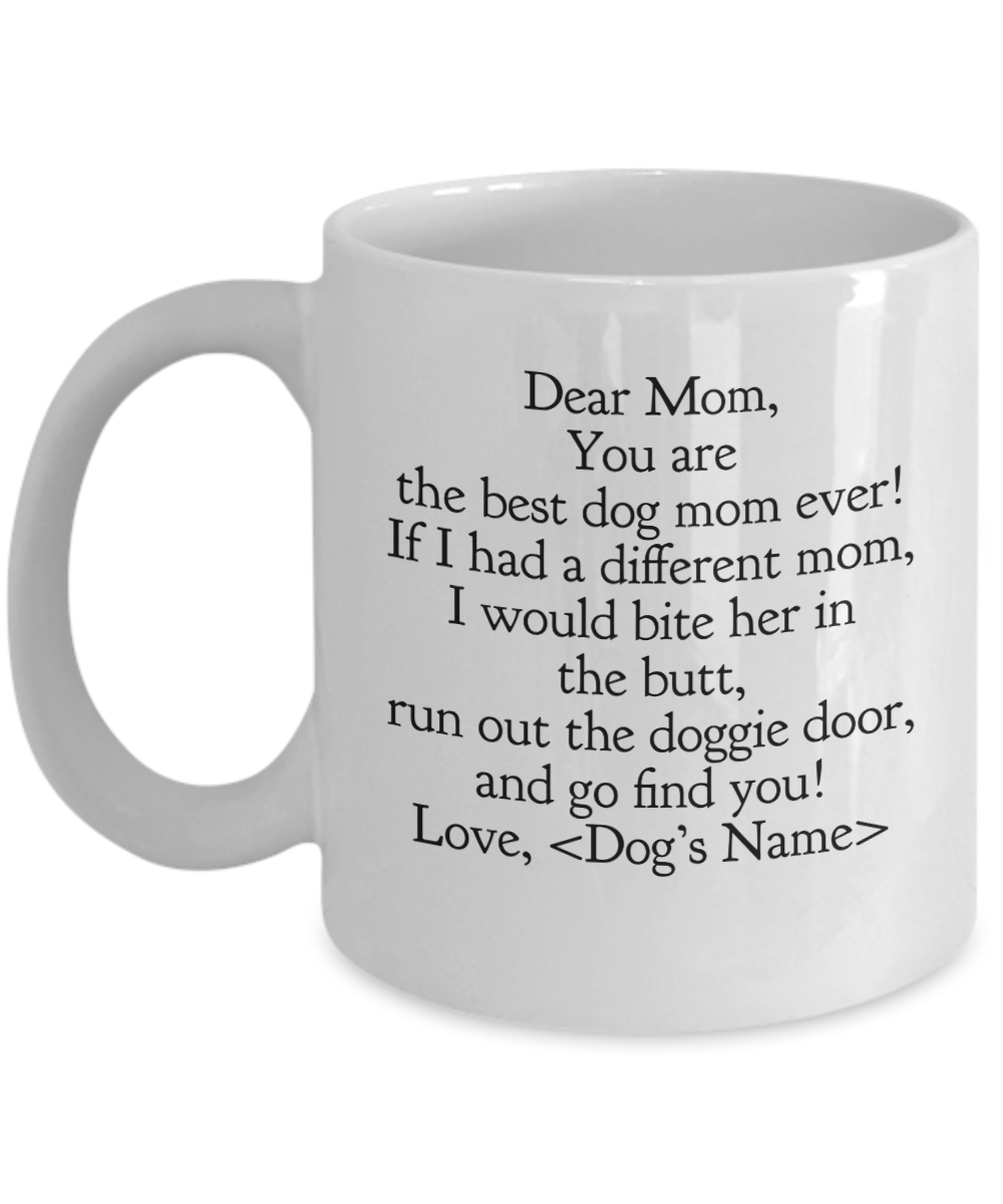 Custom Dog Mom Mug