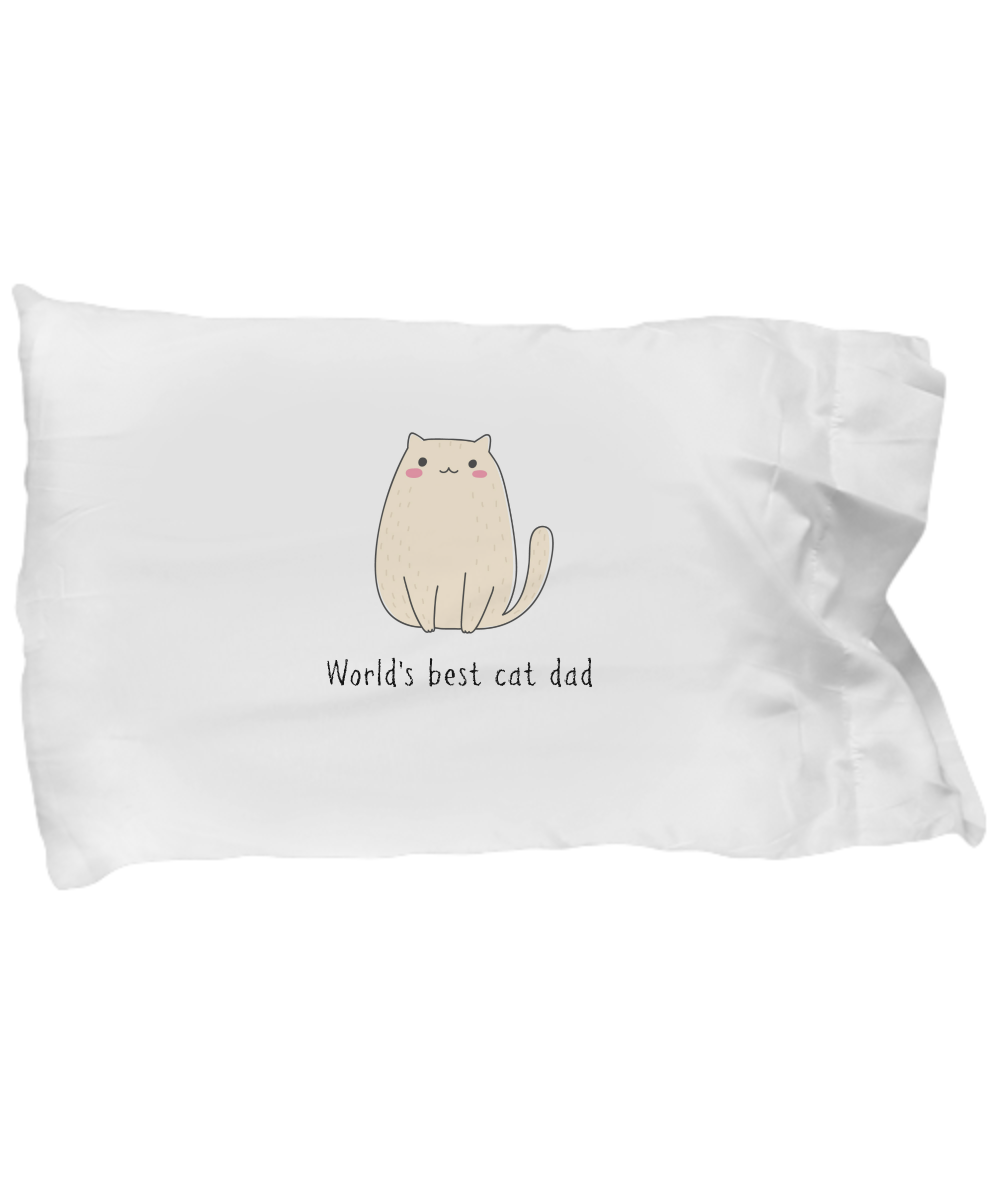 World's Best Cat Dad Pillowcases