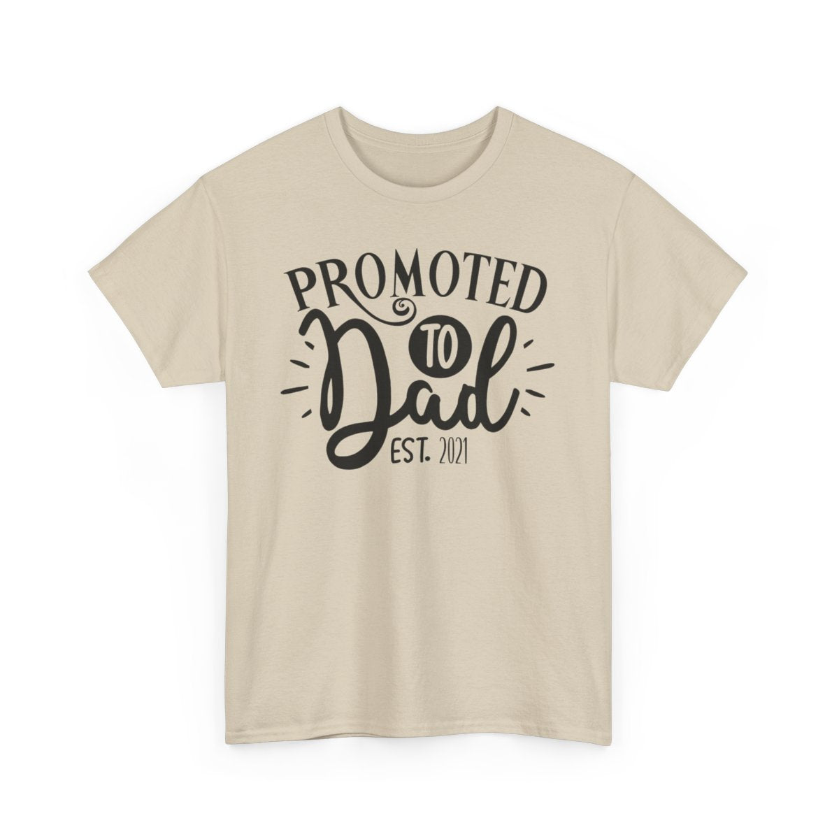 Personalized Promoted to Dad T-Shirt