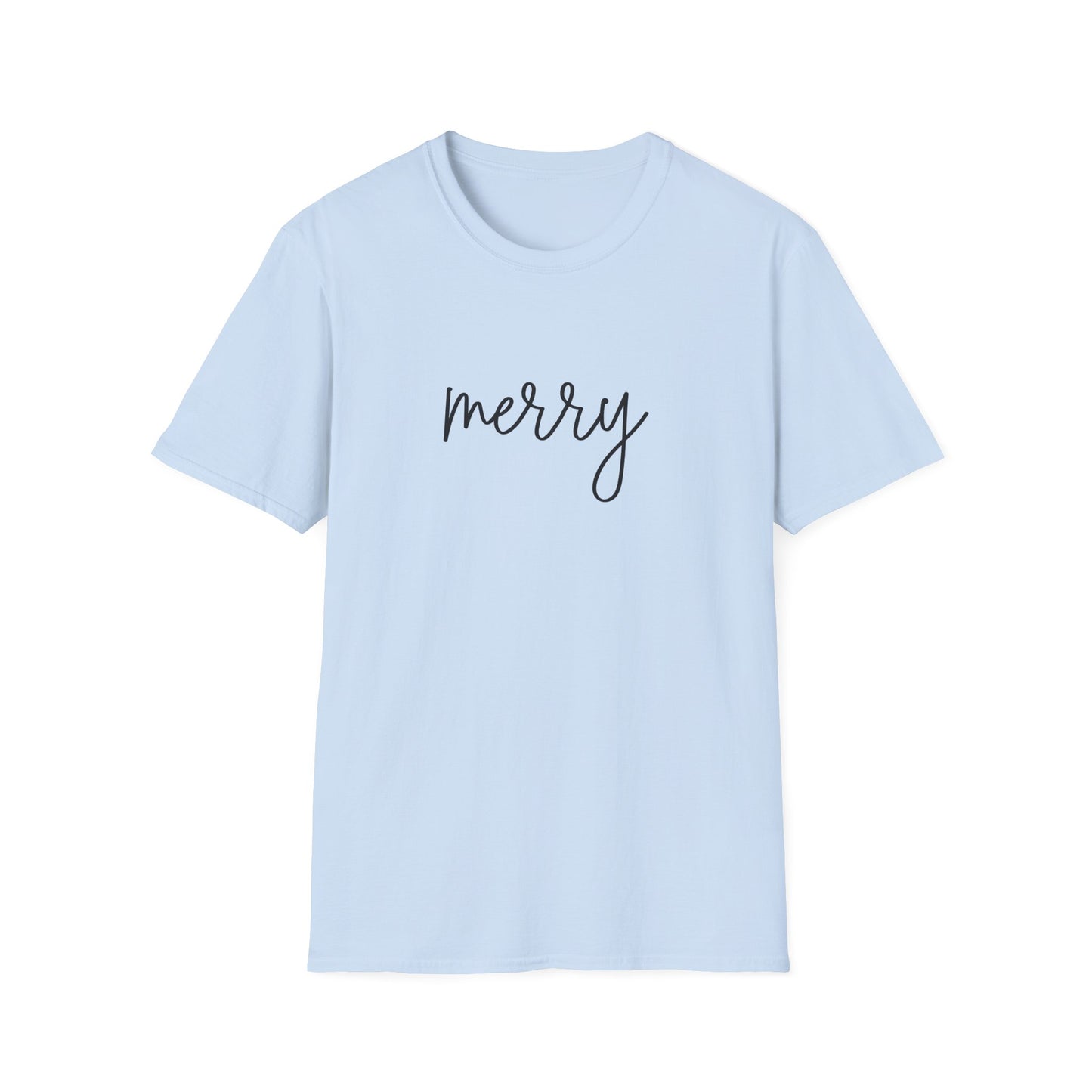 Merry Holiday T-Shirt — Cute Unisex Holiday Tee