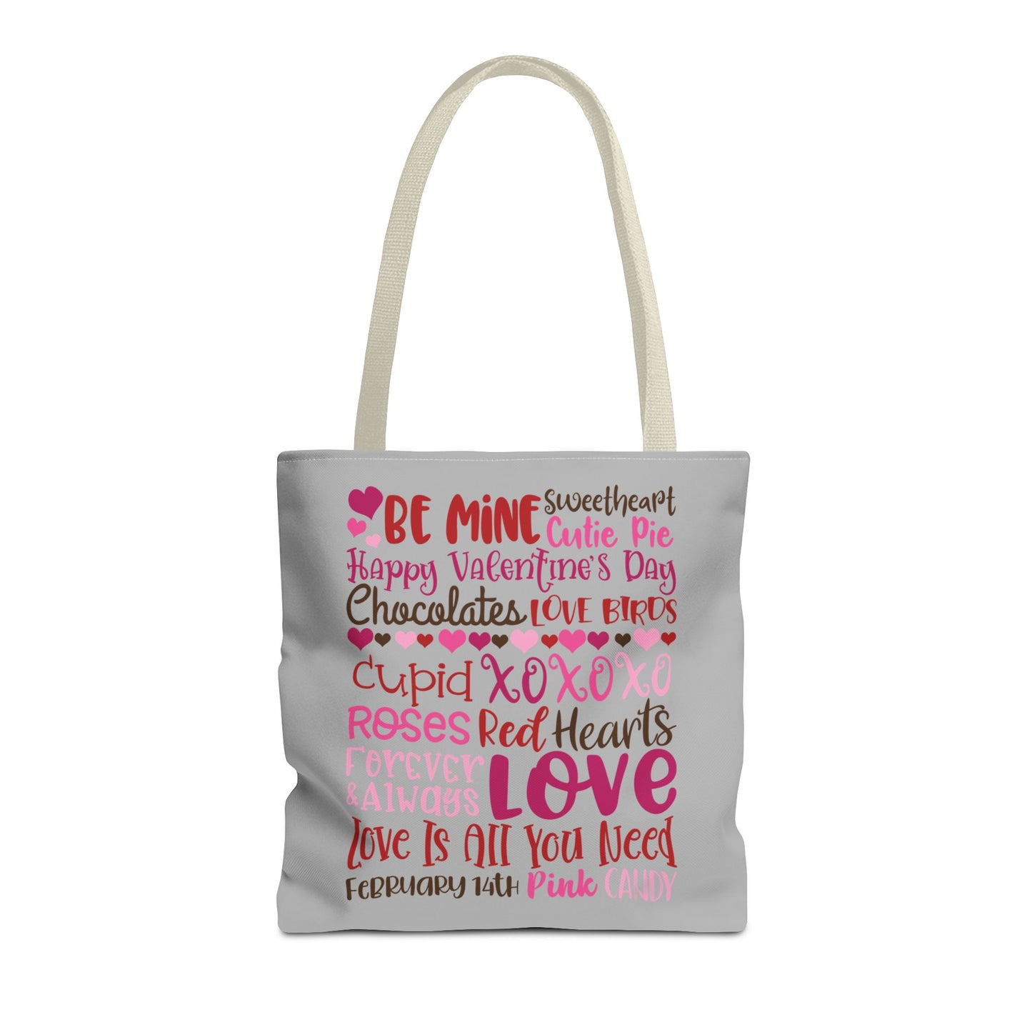 Valentine’s Day Love Words Tote Bag