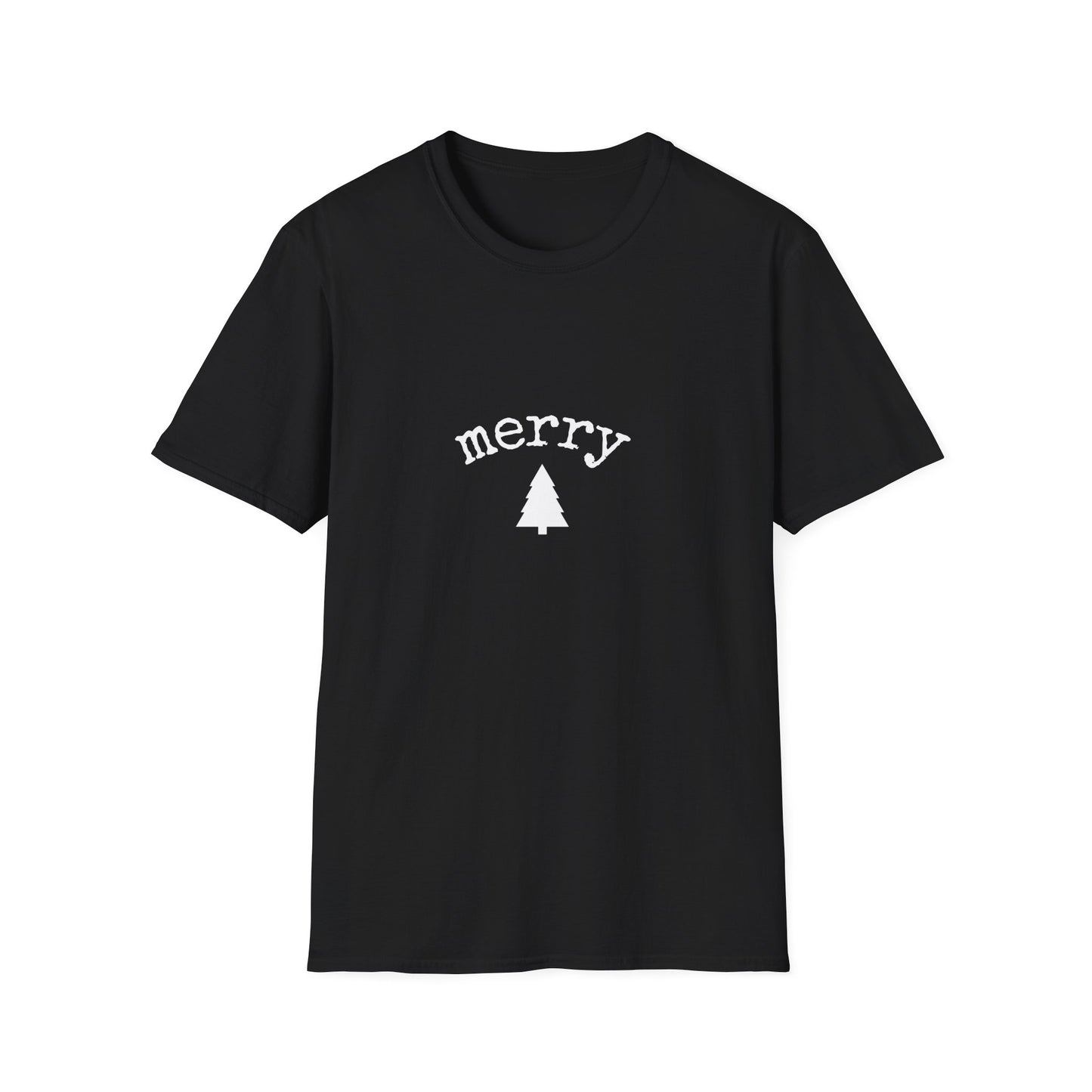 Cute "Merry Tree" Holiday T-Shirt — Festive Christmas Graphic Tee