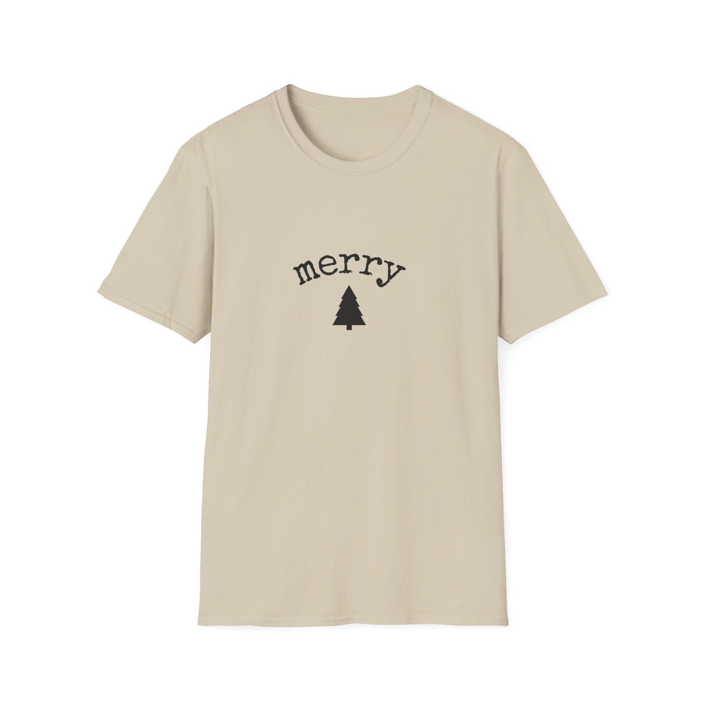 Cute "Merry Tree" Holiday T-Shirt — Festive Christmas Graphic Tee