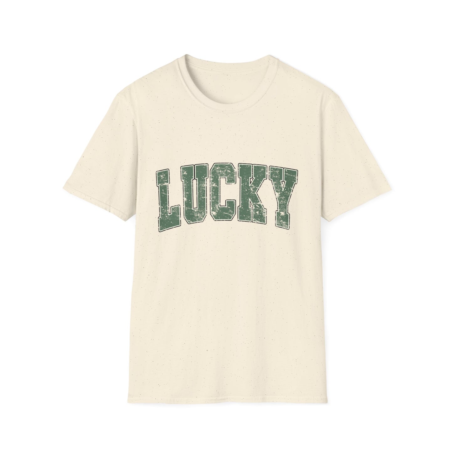 Lucky Graphic T-Shirt — Vintage Green St. Patrick’s Day Tee