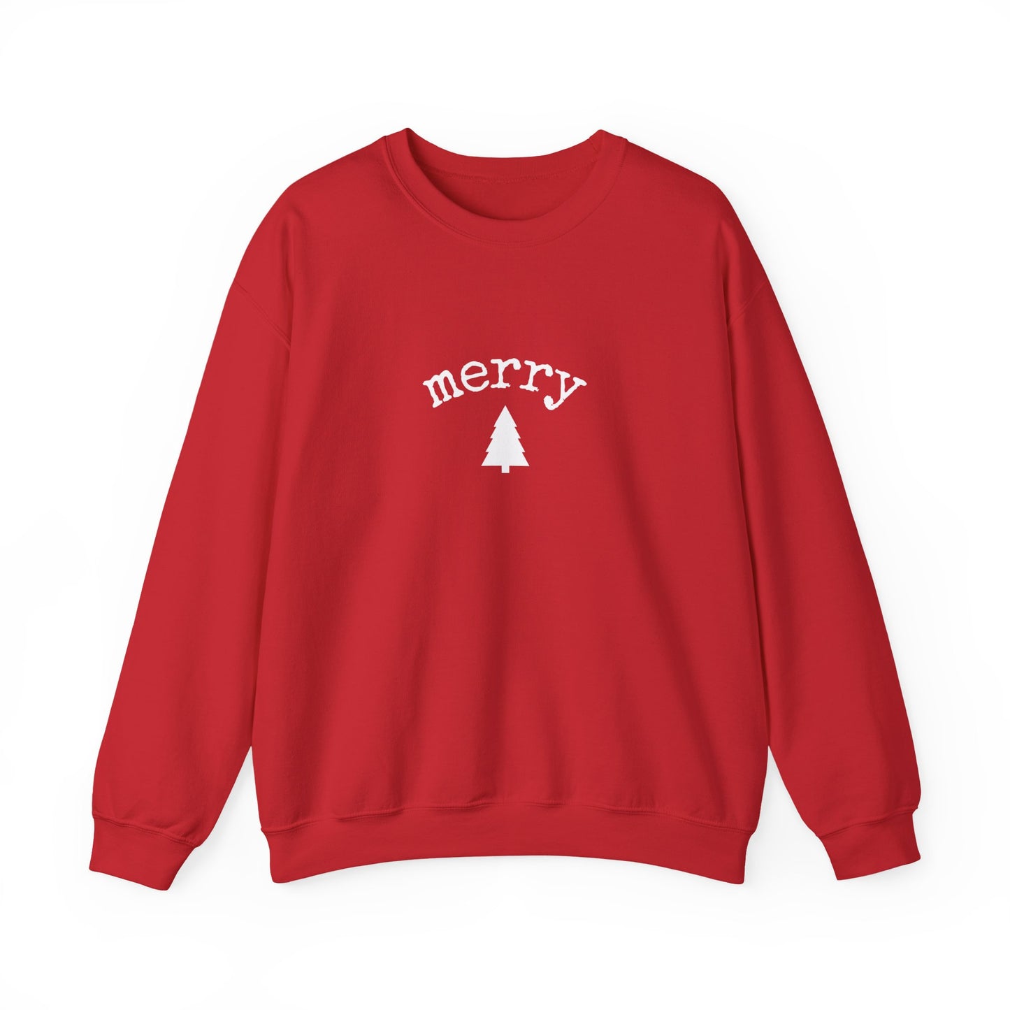 Merry Festive Holiday Crewneck Sweatshirt — Cute Christmas Sweatshirt