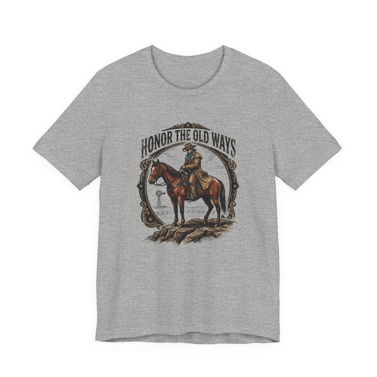 Honor the Old Ways T-Shirt | Western cowboy, vintage Americana