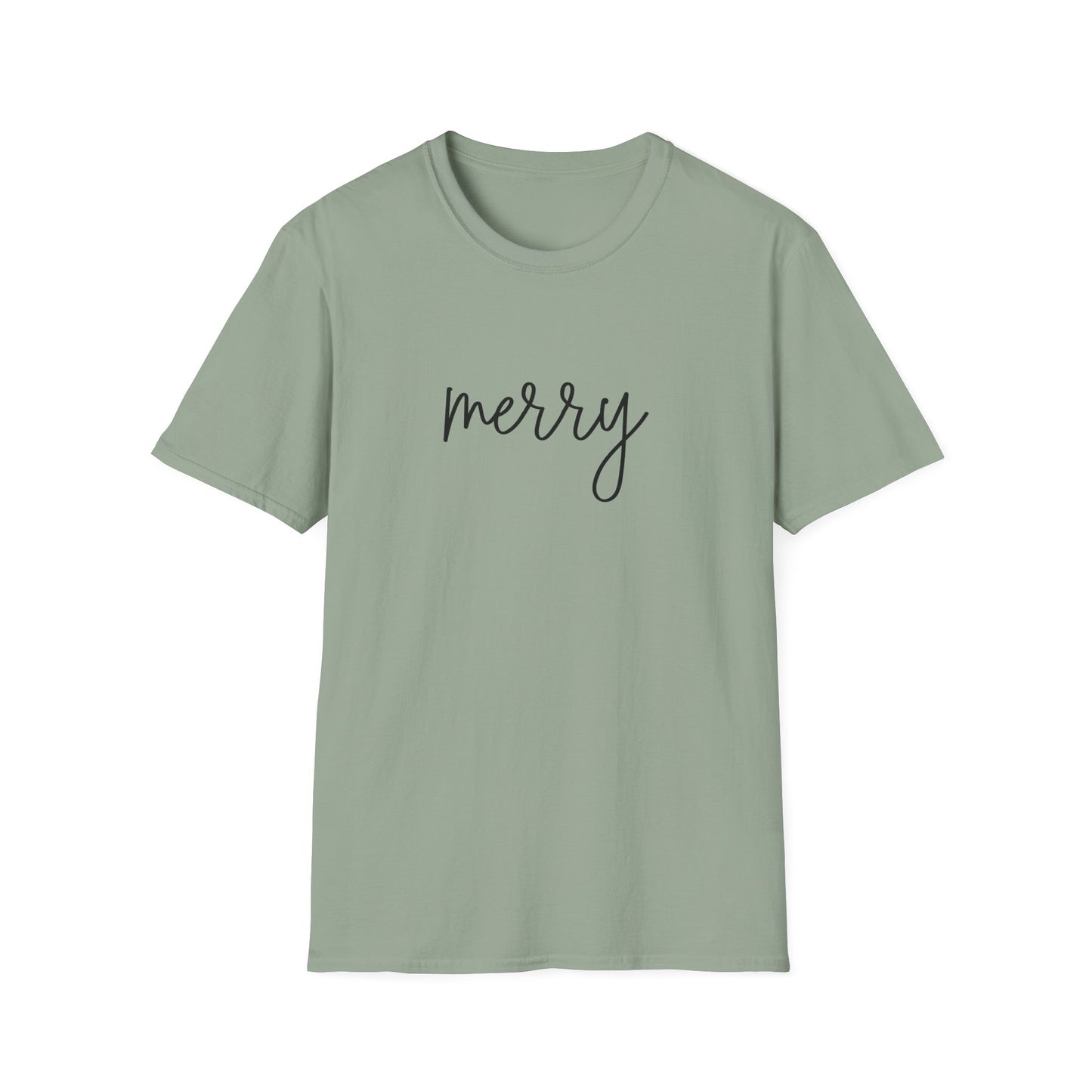 Merry Holiday T-Shirt — Cute Unisex Holiday Tee