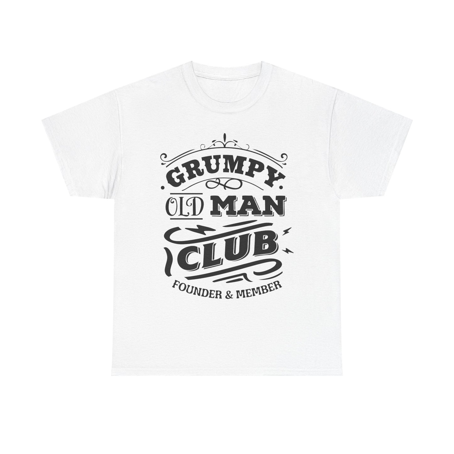 Grumpy Old Man Club Classic Unisex Heavy Cotton Tee for Dads