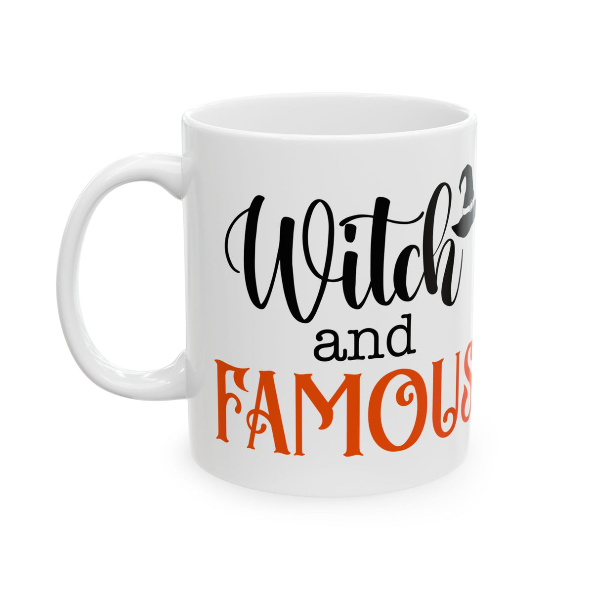 Witch and Famous Halloween Ceramic Mug (11oz/15oz)