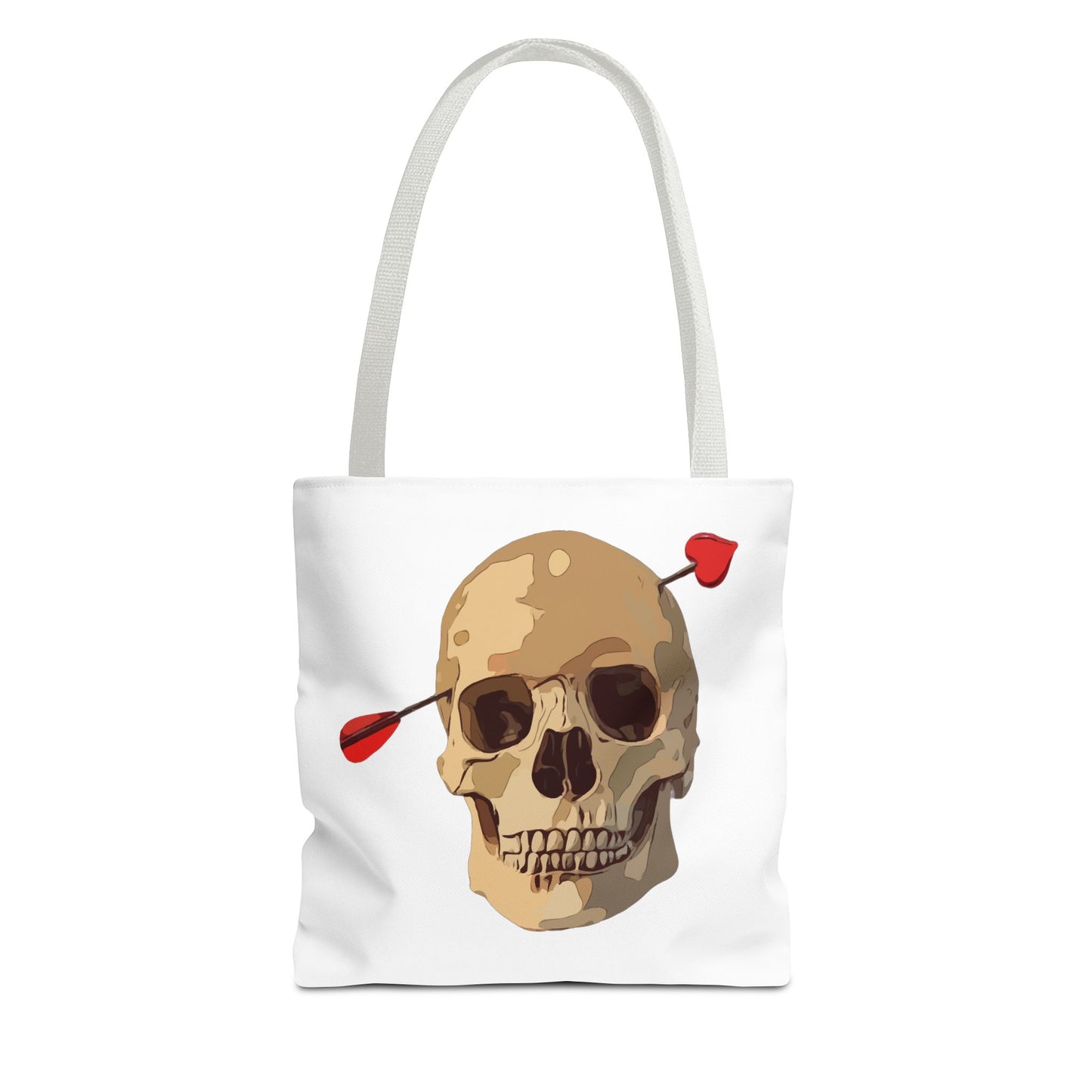 Skull Graphic Cupid Tote Bag: Edgy Elegance Meets Functional Style
