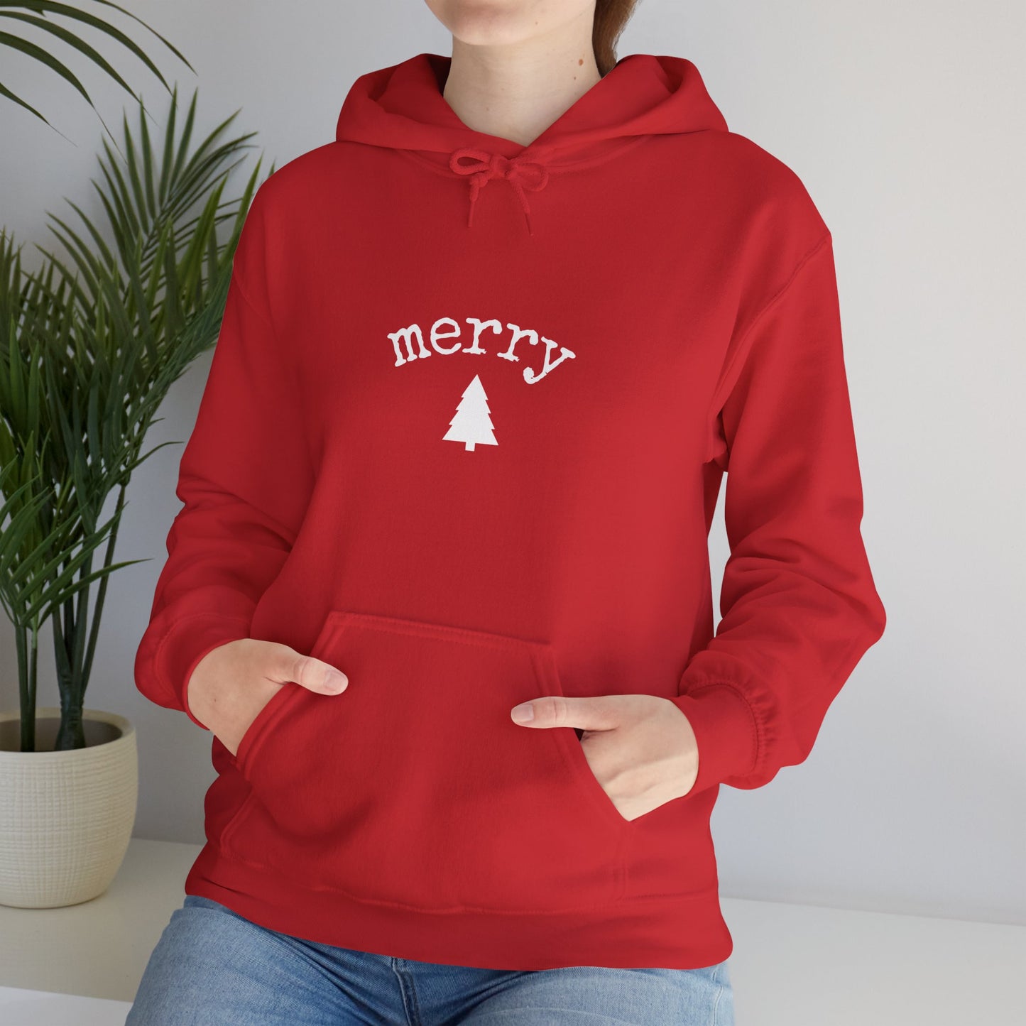 Cute "Merry Christmas Tree" Hoodie — Festive Holiday Sweatshirt