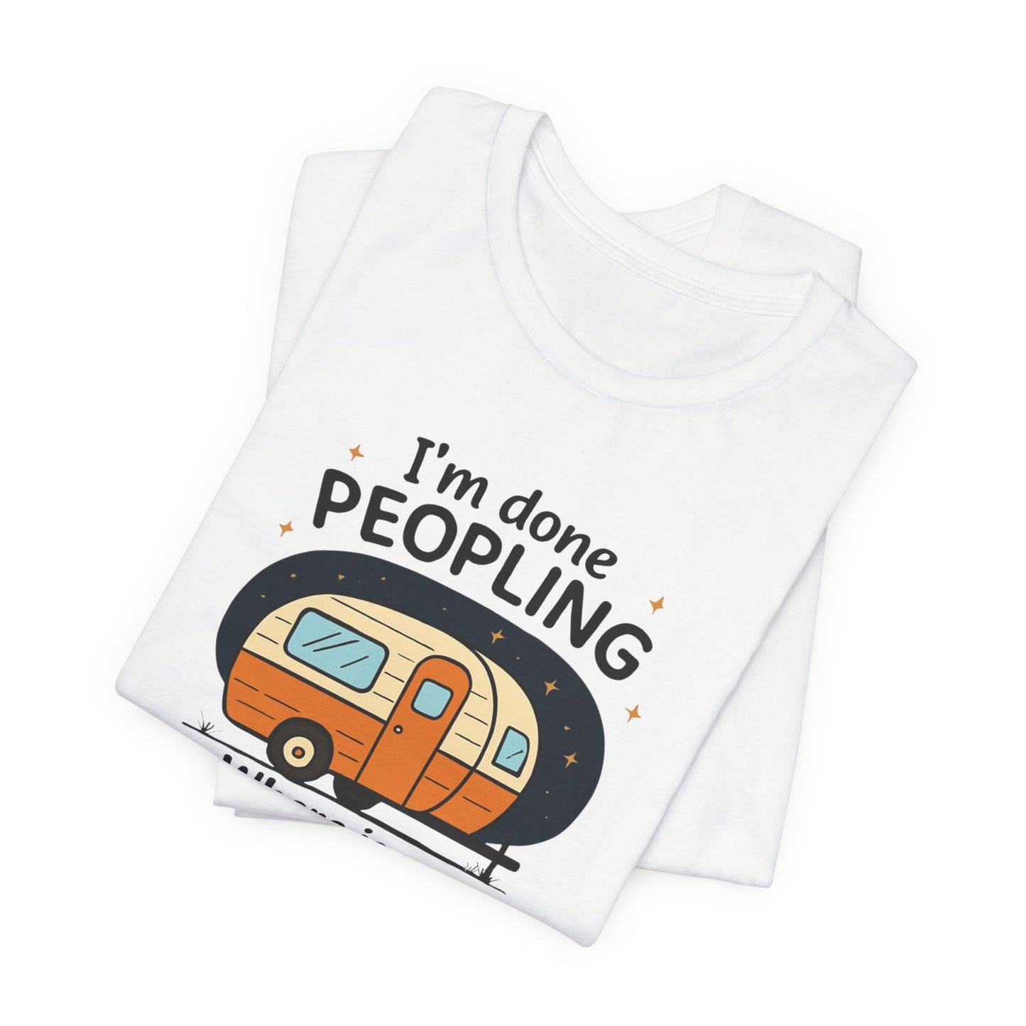 Snarky Social Exit Camper Tee