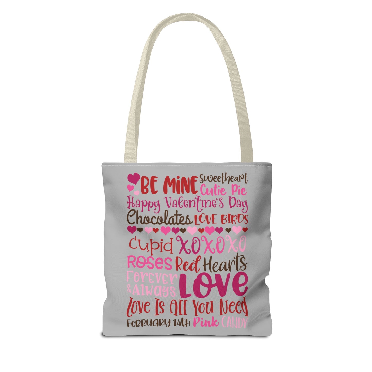 Valentine’s Day Love Words Tote Bag