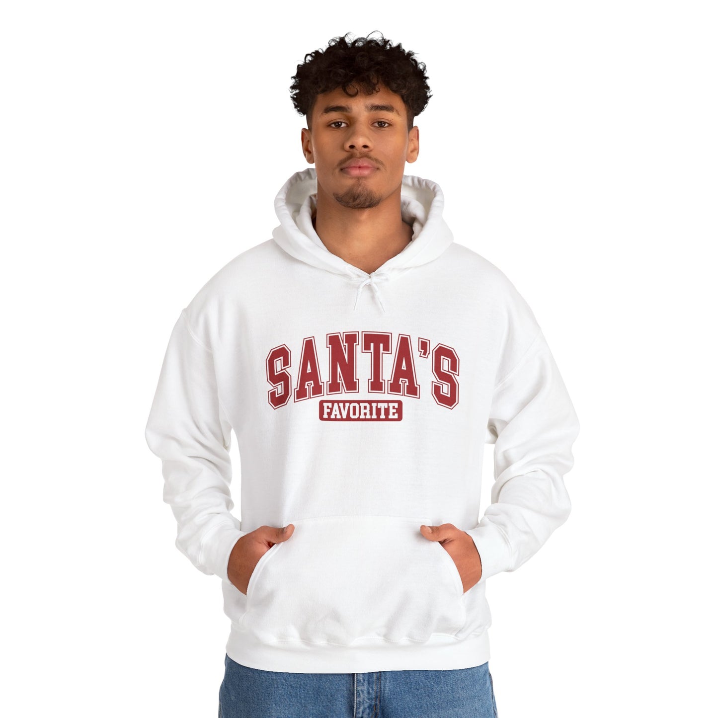 Santa's Favorite Family Unisex Christmas Hoodie