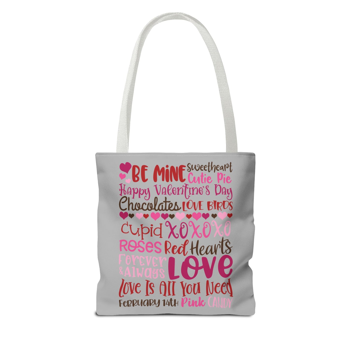 Valentine’s Day Love Words Tote Bag