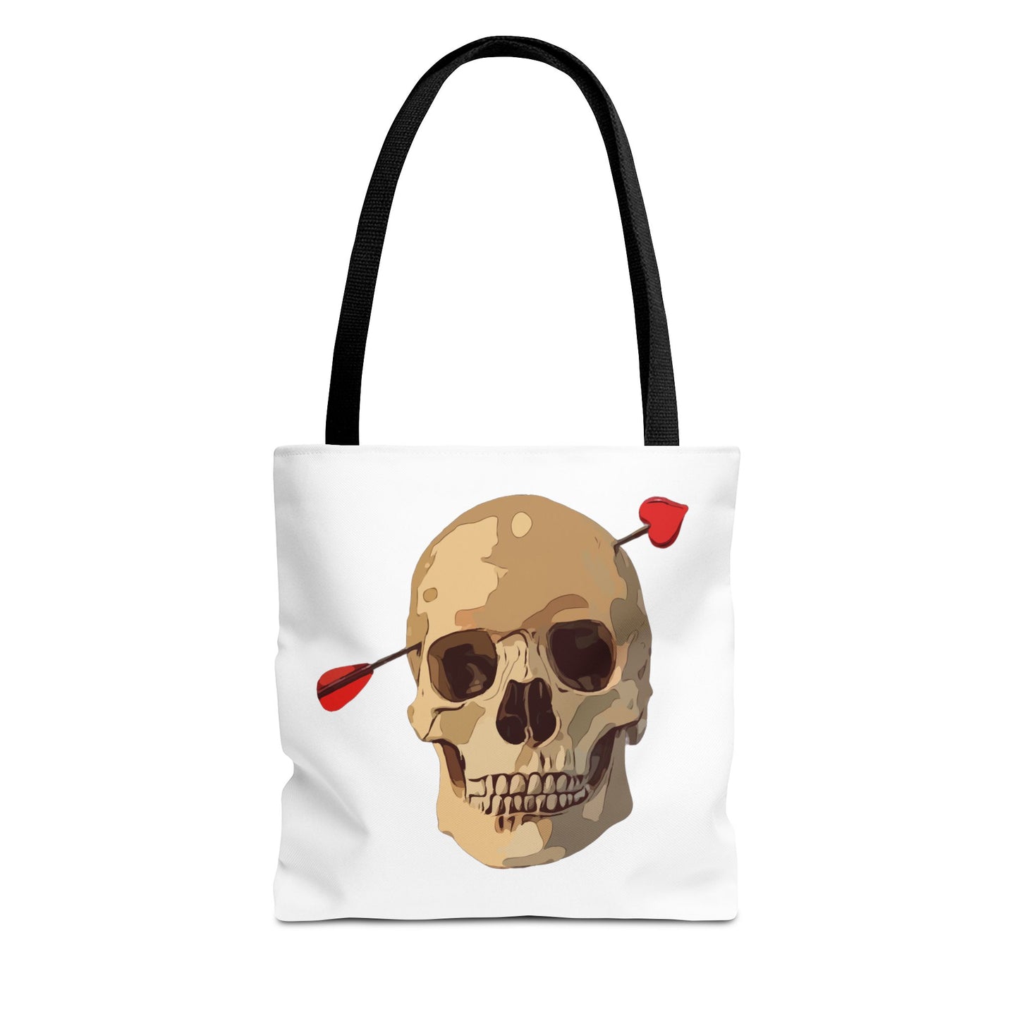 Skull Graphic Cupid Tote Bag: Edgy Elegance Meets Functional Style