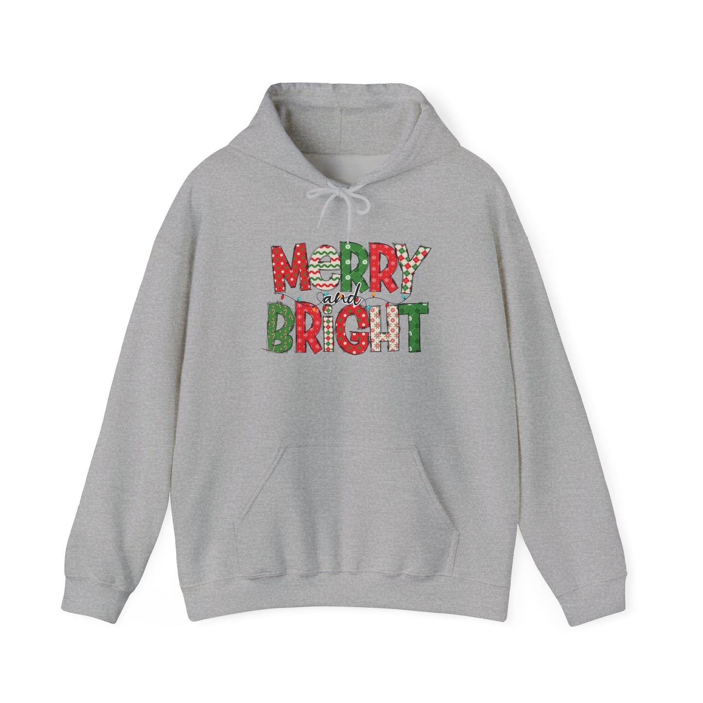 Merry and Bright Christmas Hoodie