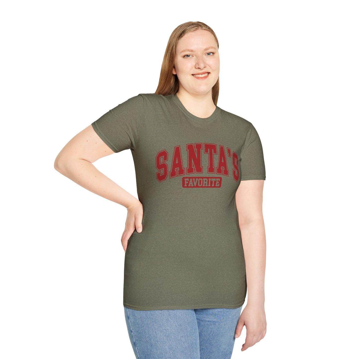 Santa's Favorite T-Shirt — Funny Christmas Holiday Tee
