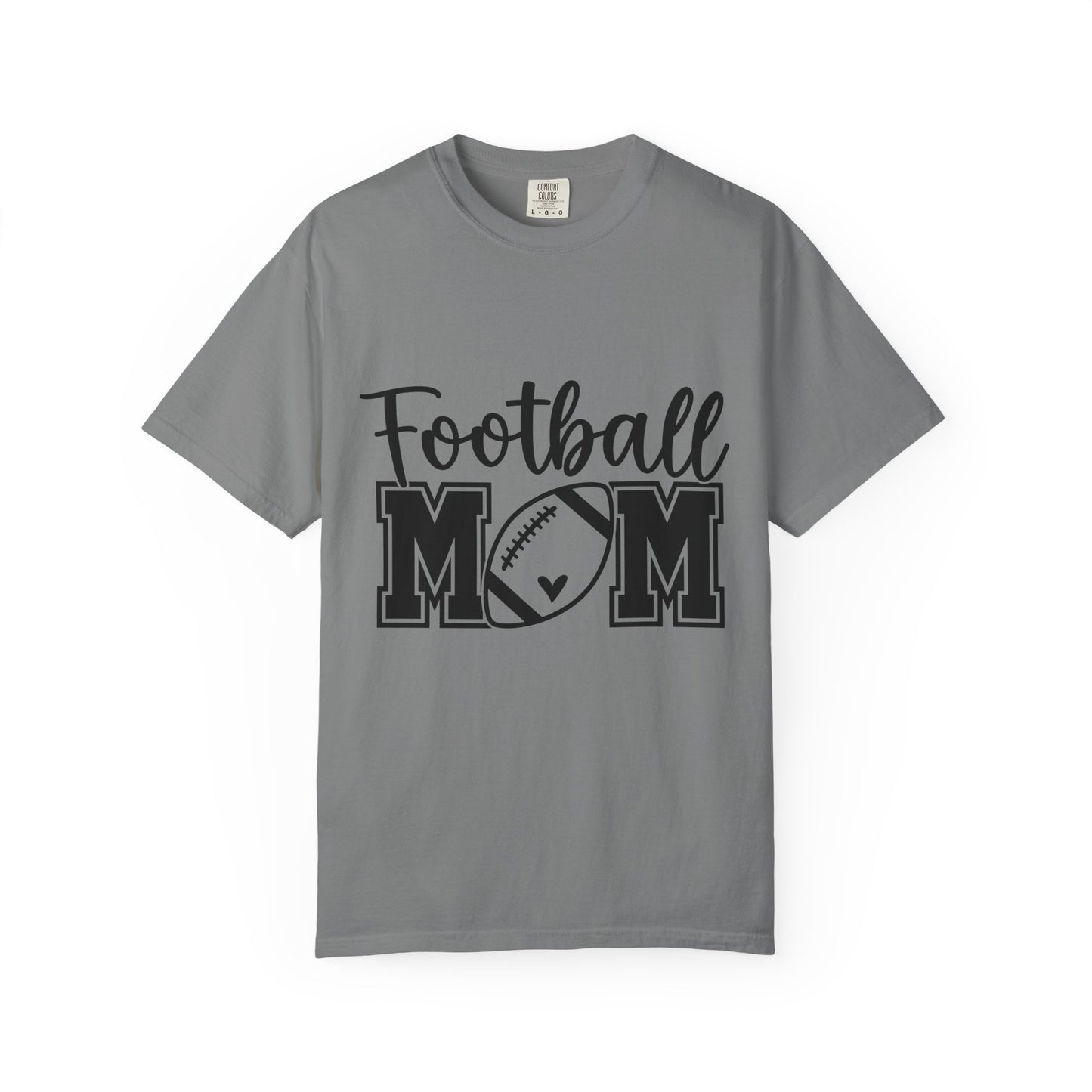 Football Mom T‑Shirt — Script & Varsity Football Mom Tee