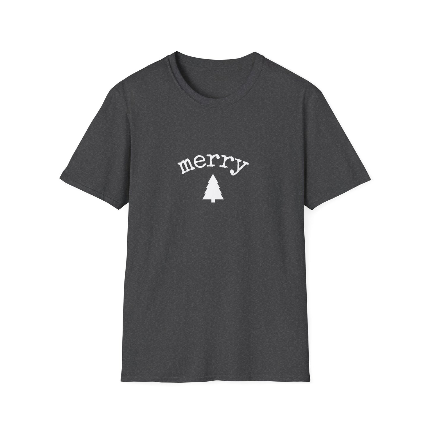 Cute "Merry Tree" Holiday T-Shirt — Festive Christmas Graphic Tee