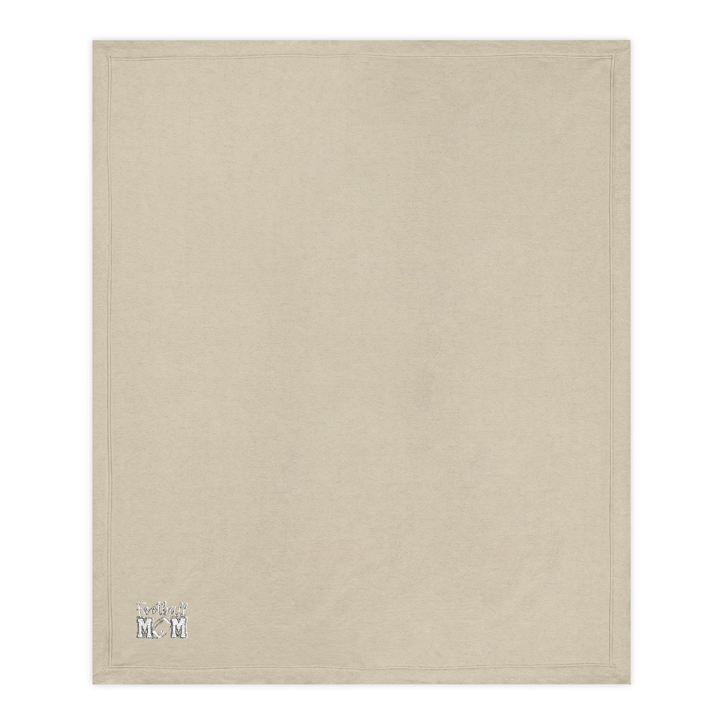 Football Mom Cozy Game Day Throw with Corner Logo
