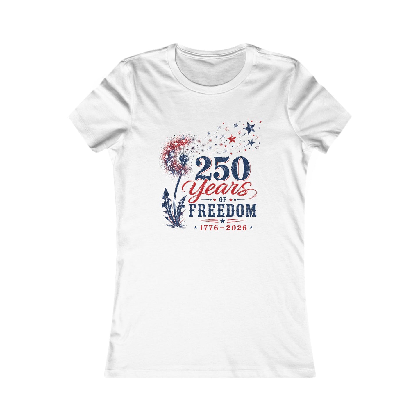 250 Years of Freedom Tee — Patriotic 1776–2026 Women's Shirt