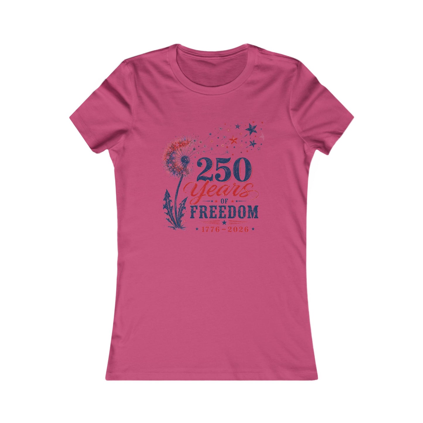 250 Years of Freedom Tee — Patriotic 1776–2026 Women's Shirt
