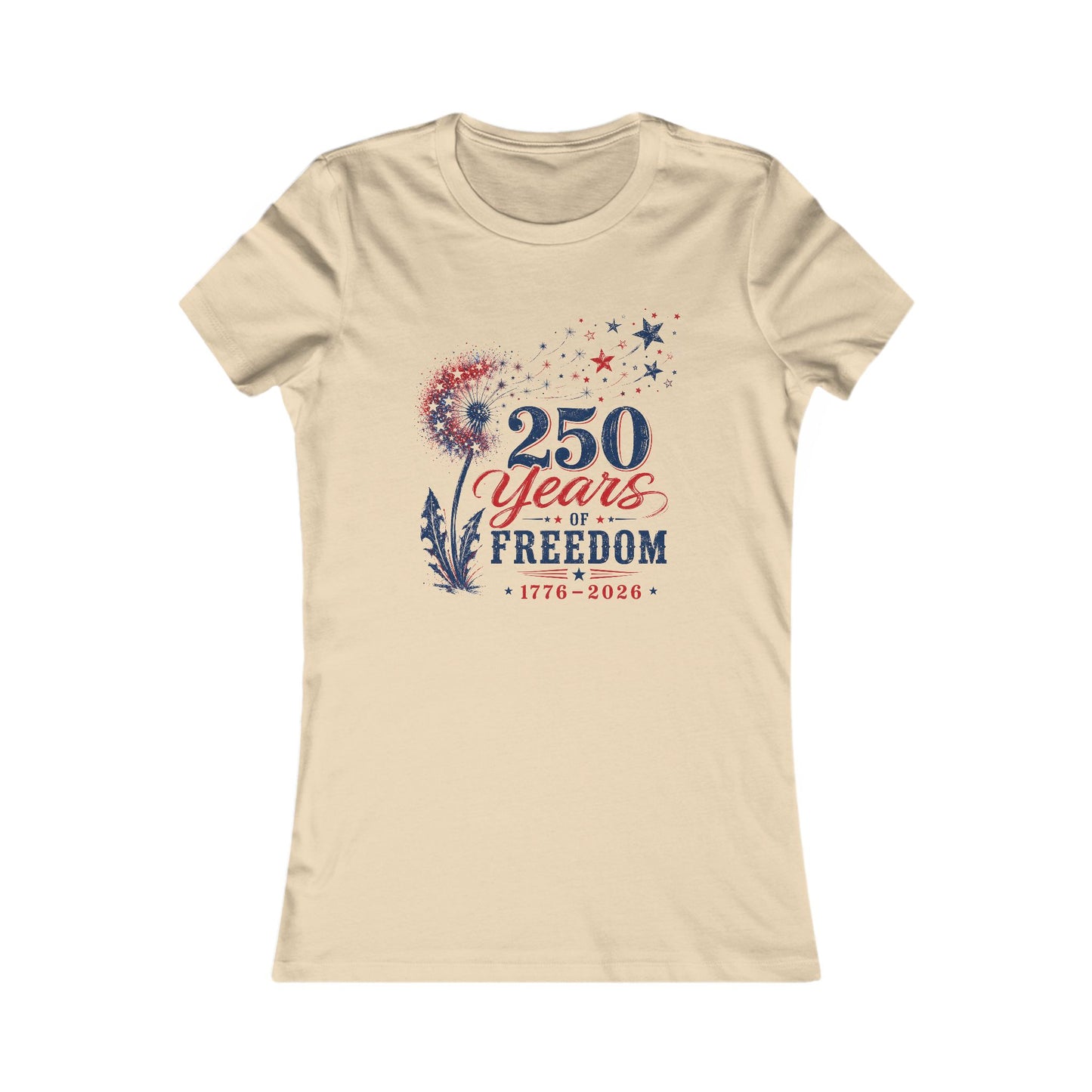 250 Years of Freedom Tee — Patriotic 1776–2026 Women's Shirt