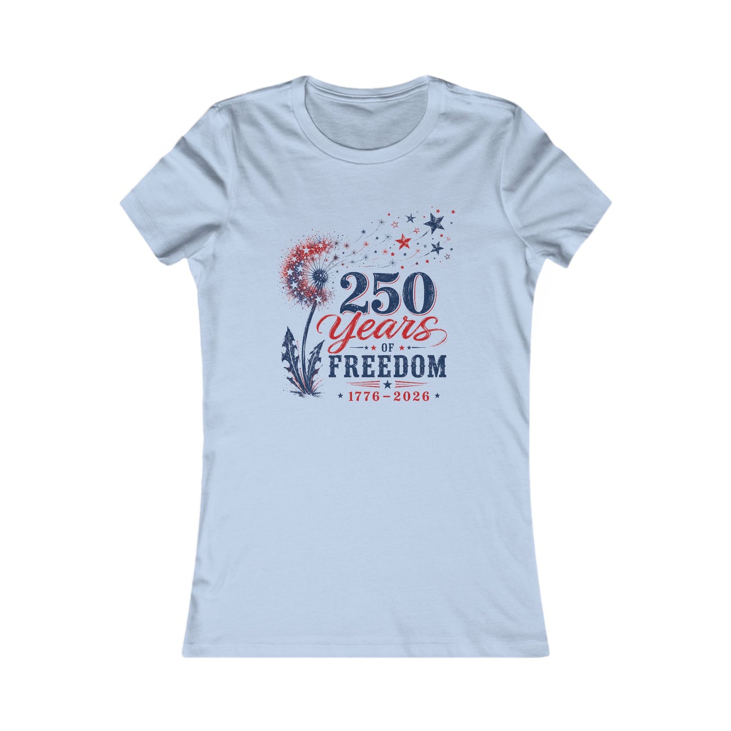 250 Years of Freedom Tee — Patriotic 1776–2026 Women's Shirt