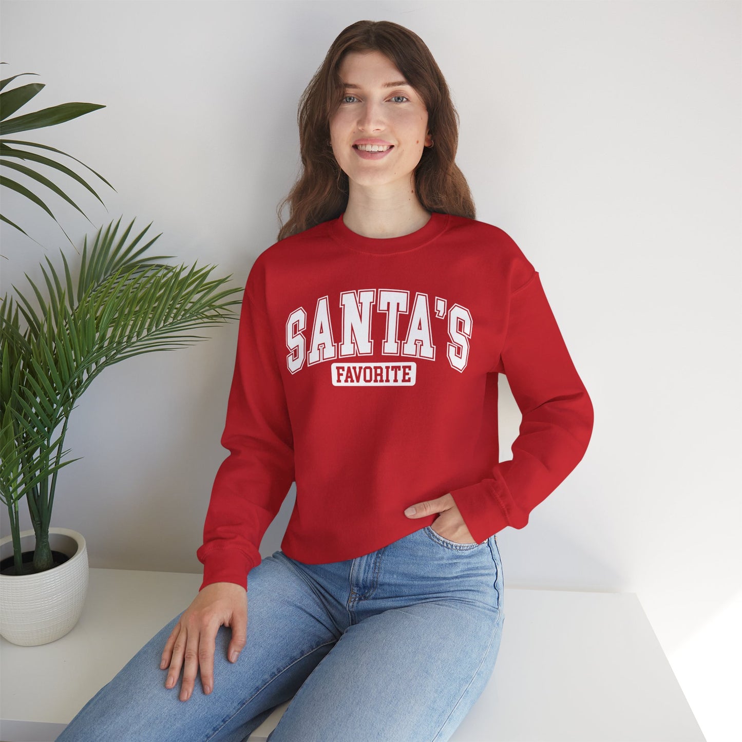 Santa's Favorite Crewneck Sweatshirt