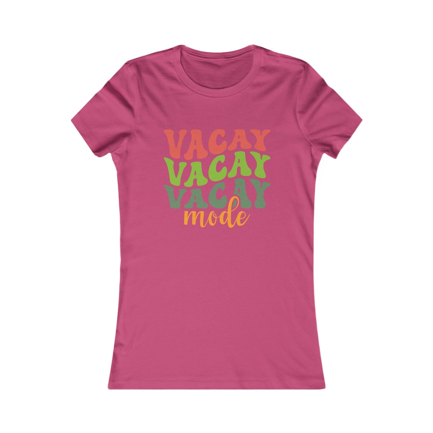 Vacation Mode Tee — Women's 'Vacay Vacay Vacay Mode' Graphic Shirt