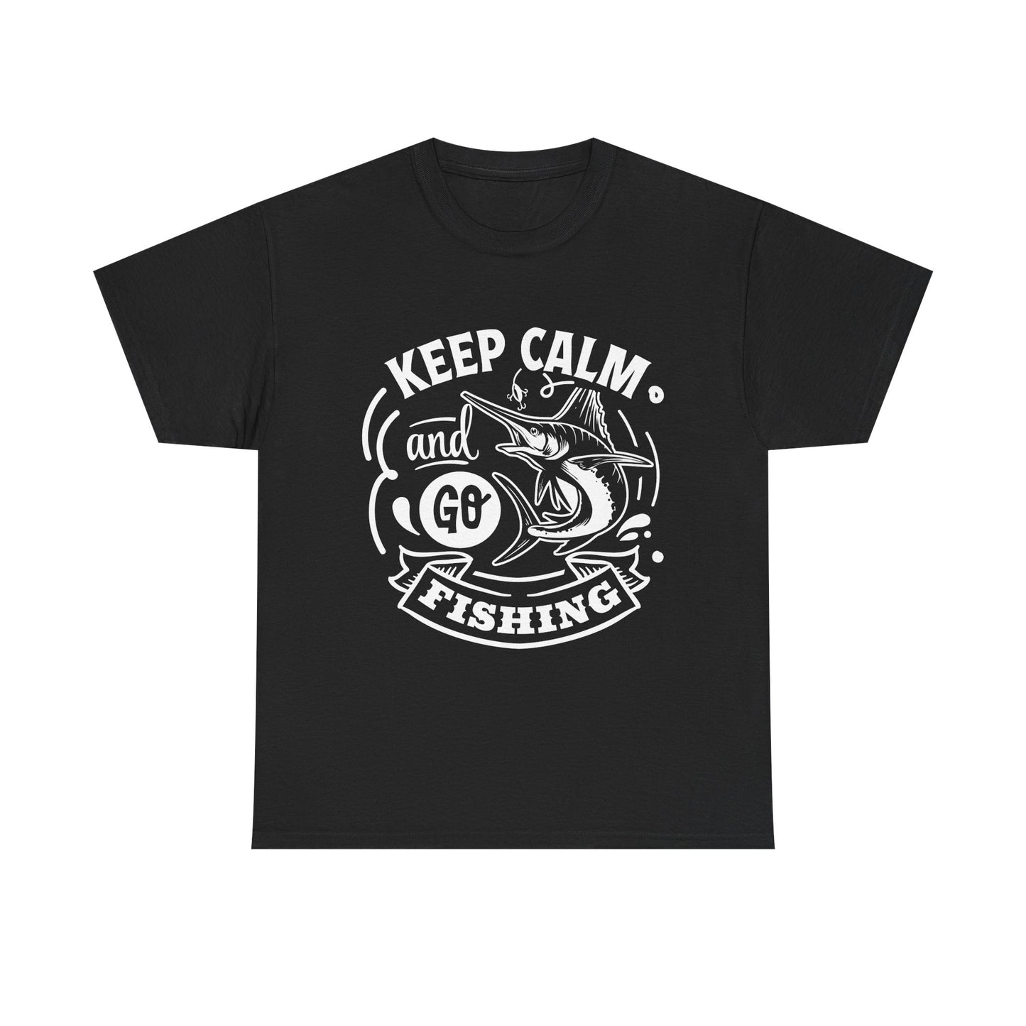 Keep Calm and Go Fishing T-Shirt for Dad