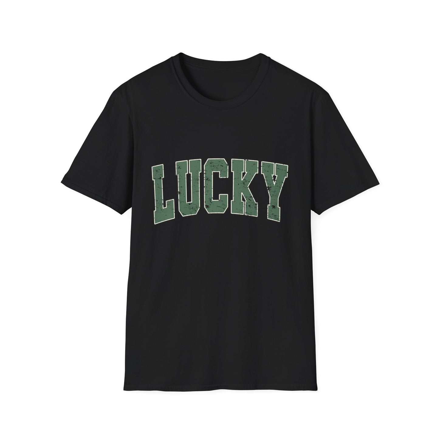 Lucky Graphic T-Shirt — Vintage Green St. Patrick’s Day Tee
