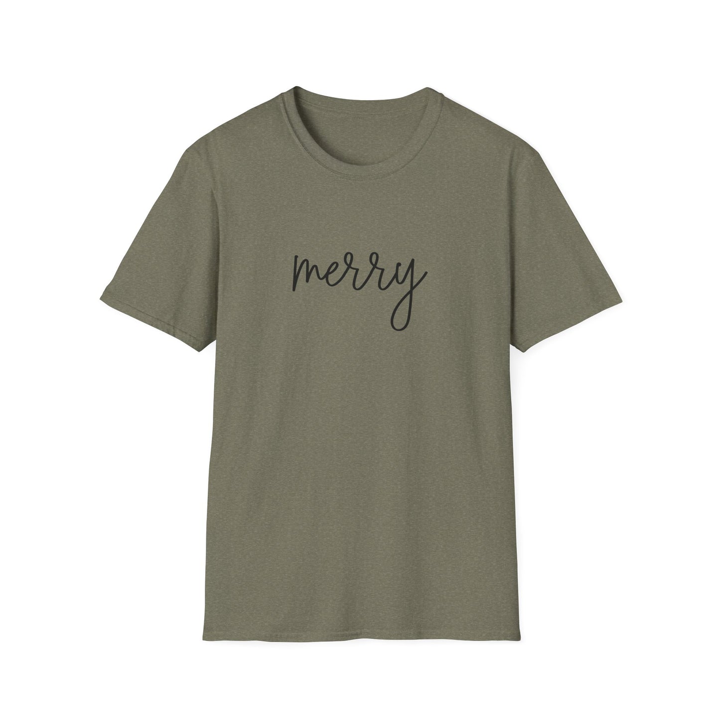 Merry Holiday T-Shirt — Cute Unisex Holiday Tee