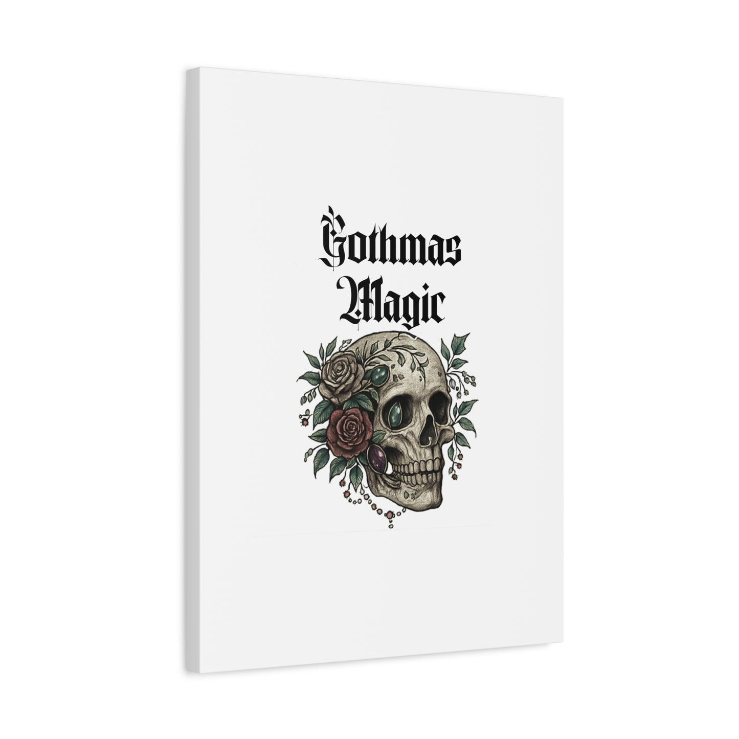 Gothmas Magic Skull Canvas Wall Art