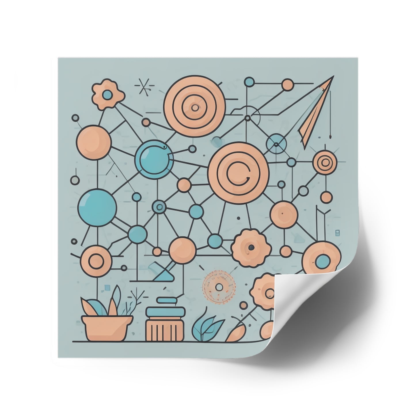 Educational Science Stickers | Vinyl Decals for Science Enthusiasts | Fun Lab and Research Themed Stickers for Laptops and Notebooks