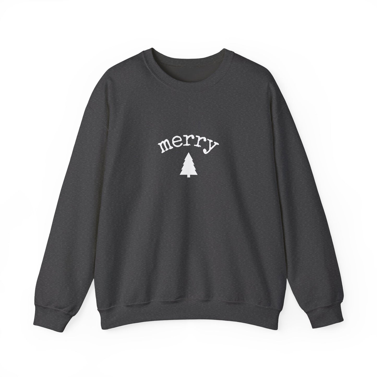 Merry Festive Holiday Crewneck Sweatshirt — Cute Christmas Sweatshirt