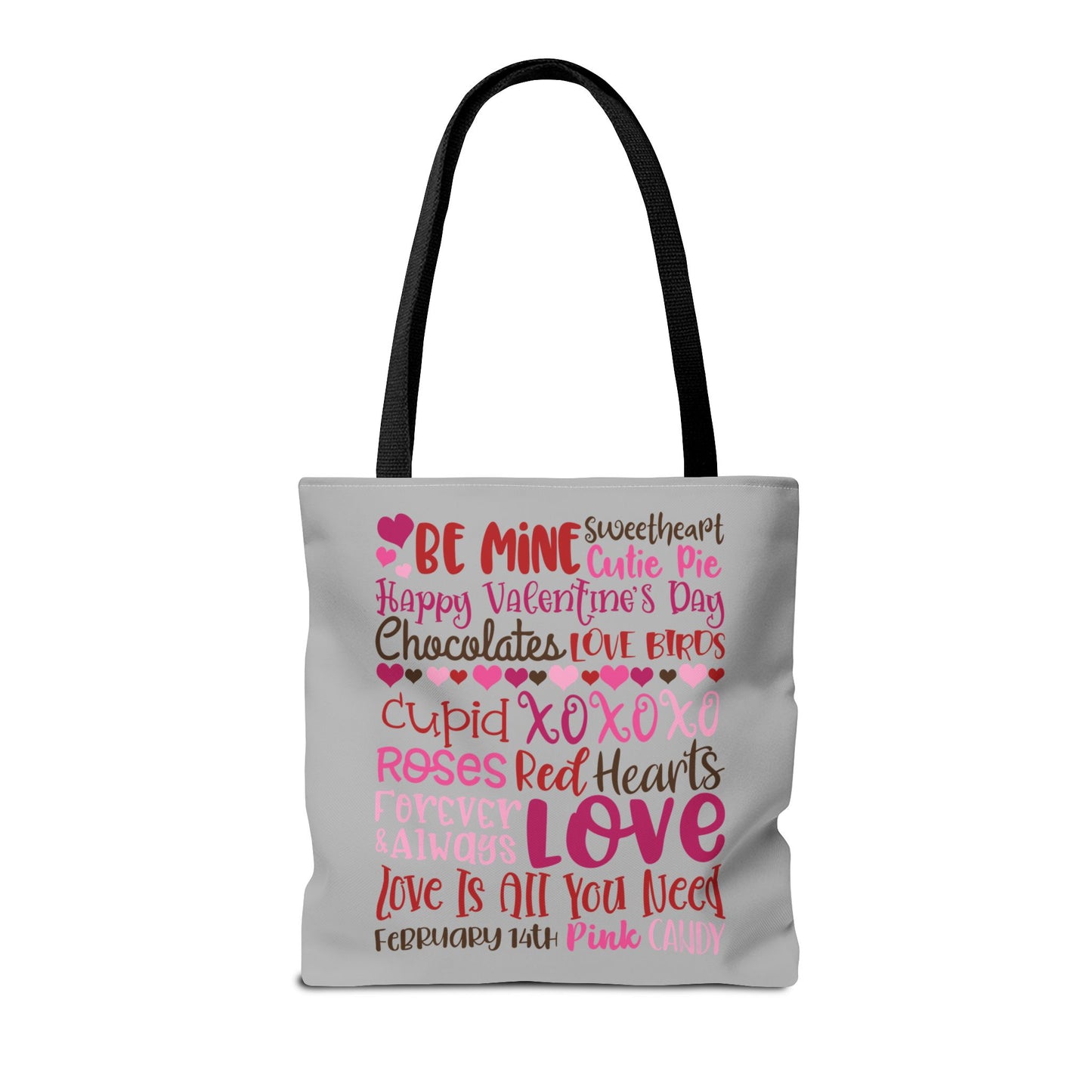 Valentine’s Day Love Words Tote Bag