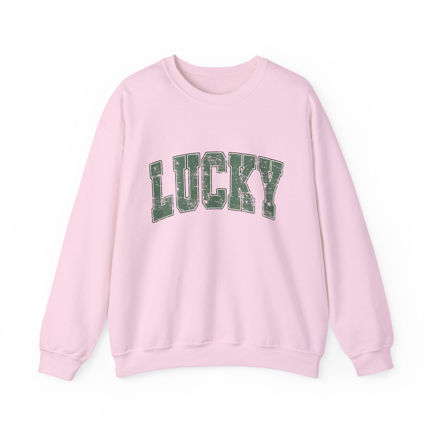 Lucky Graphic Sweatshirt — Vintage Green St. Patrick’s Day Crewneck